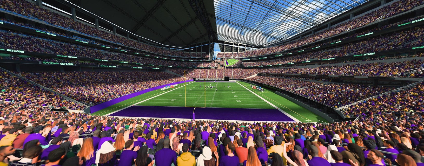 Seat view from Lower End Zone
