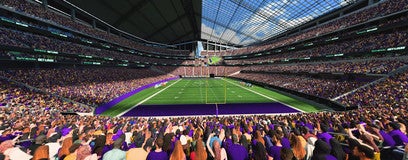 Seat view from Lower End Zone