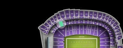 Seat view from Club Purple
