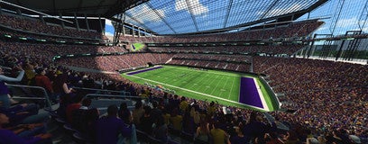 Seat view from Middle Sideline