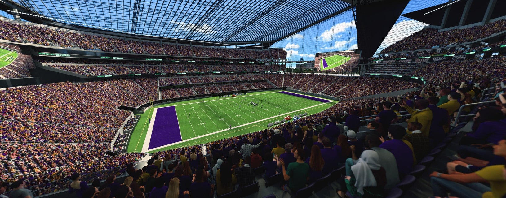 Seat view from Middle Sideline