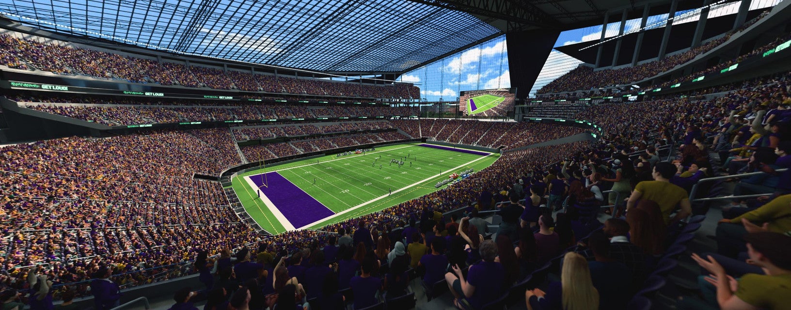 Seat view from Middle Sideline