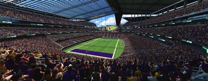Seat view from Middle End Zone
