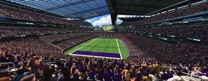 Seat view from Middle End Zone