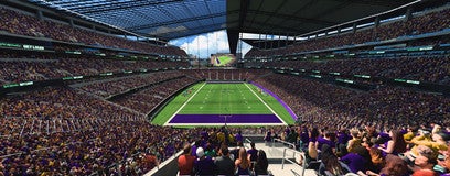 Seat view from Middle End Zone