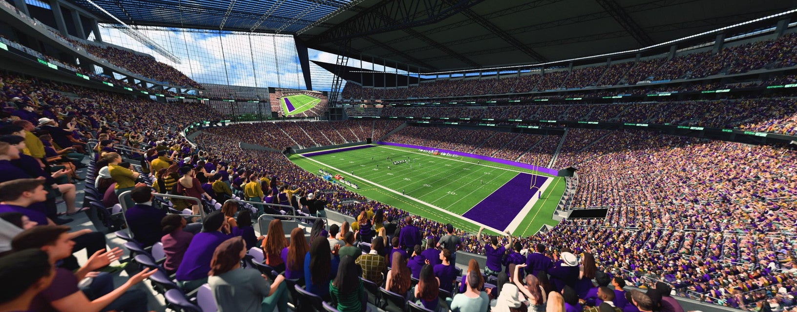 Seat view from Middle Sideline