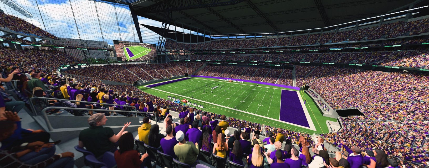 Seat view from Middle Sideline