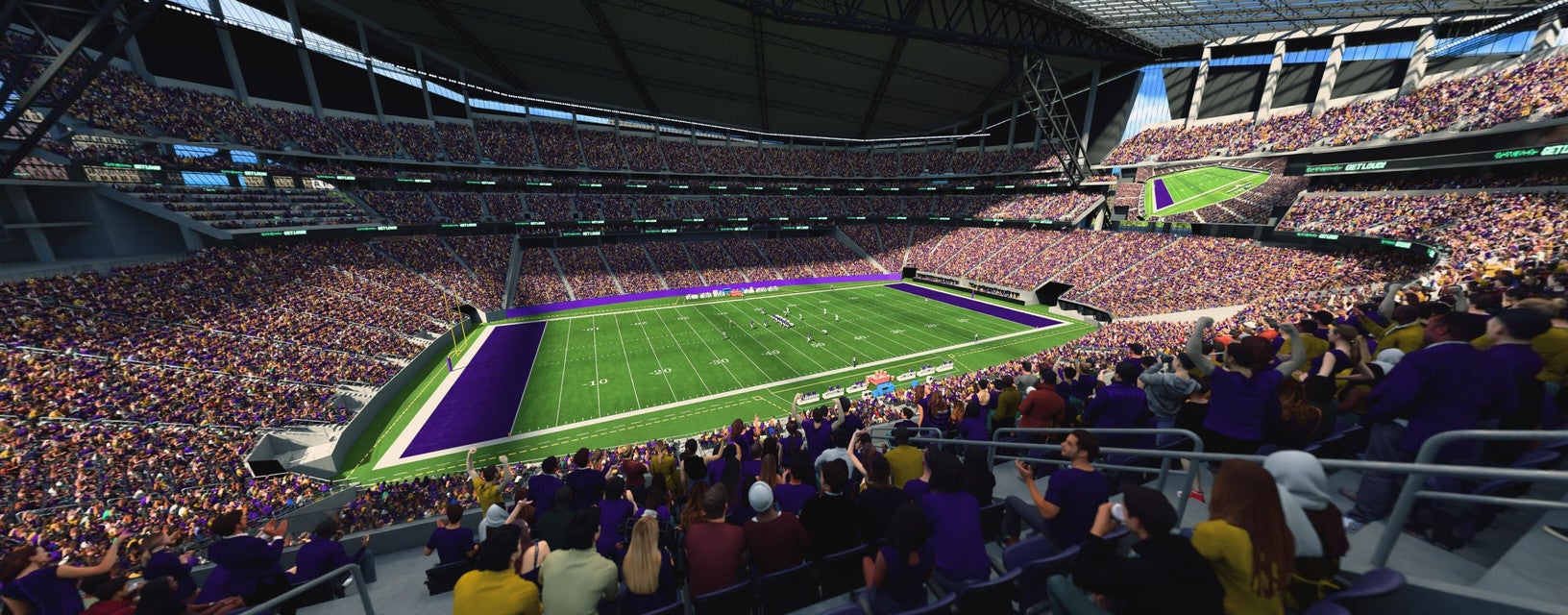 Seat view from Middle Sideline