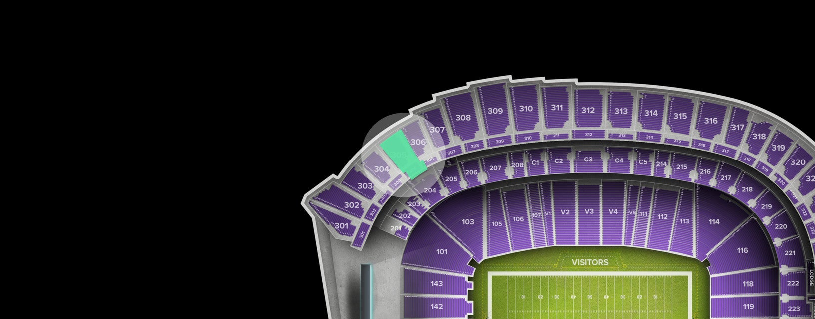 Seat view from Loge Corner