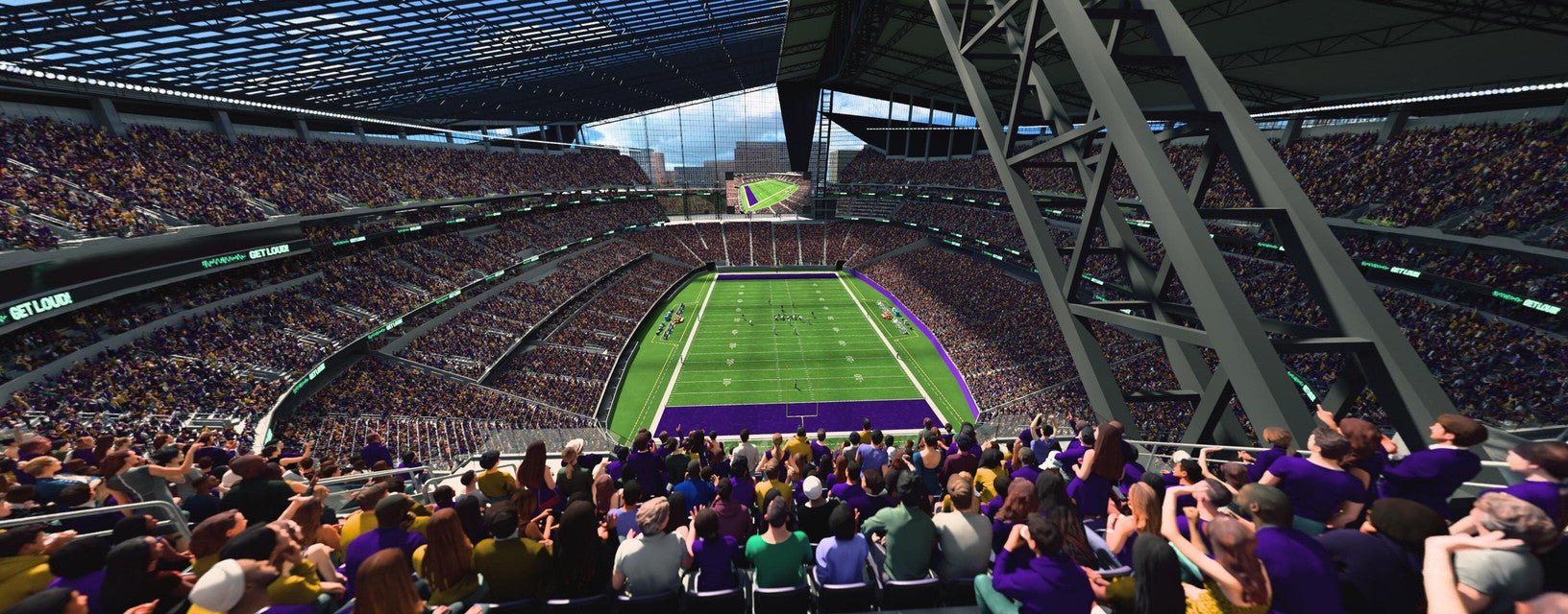 Seat view from Loge End Zone