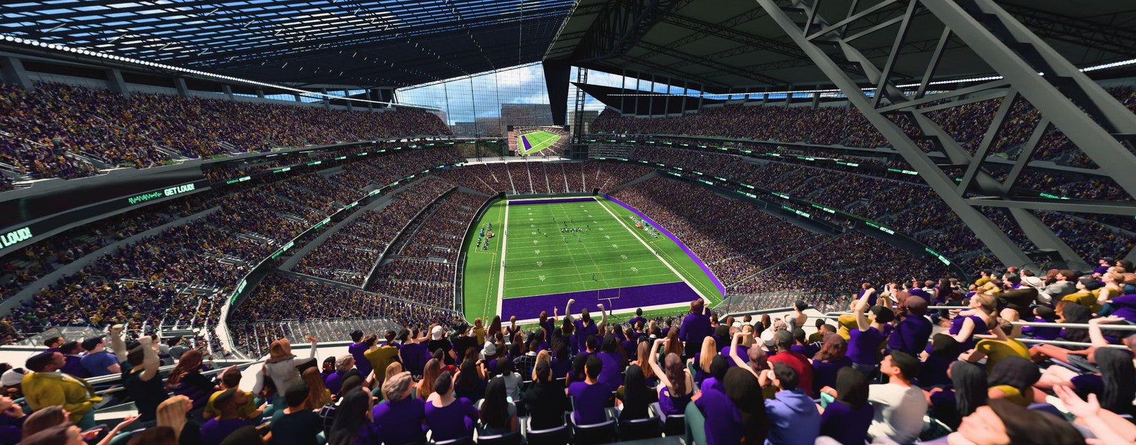 Seat view from Upper End Zone