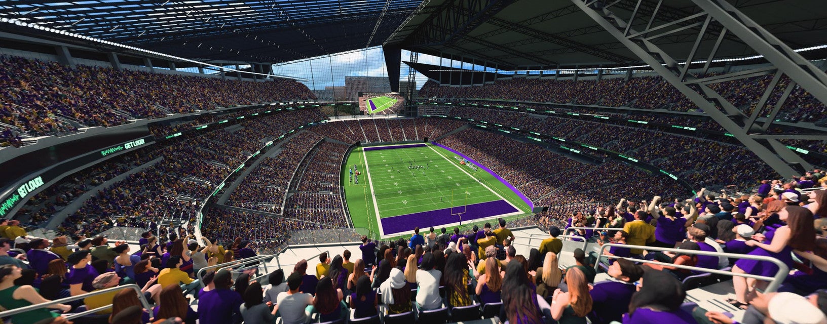 Seat view from Upper End Zone