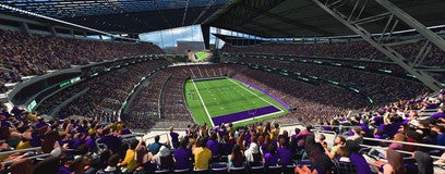 Seat view from Upper End Zone