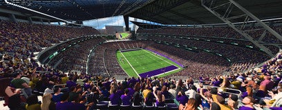 Seat view from Upper End Zone