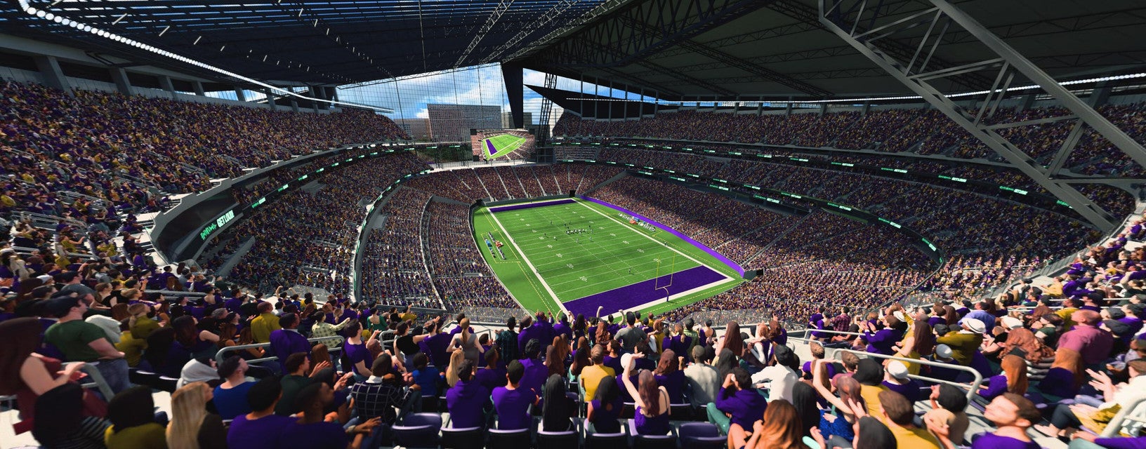 Seat view from Upper End Zone