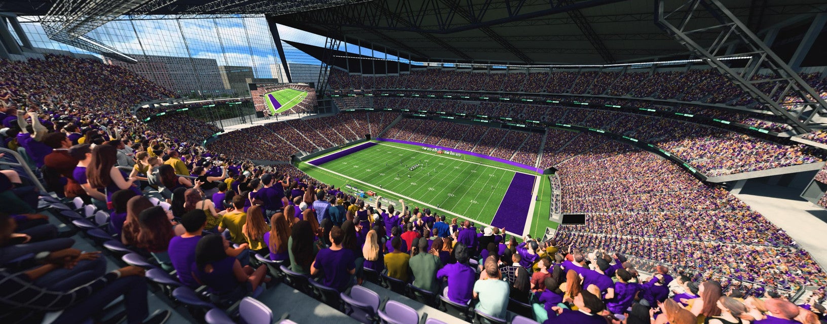 Seat view from Upper Sideline