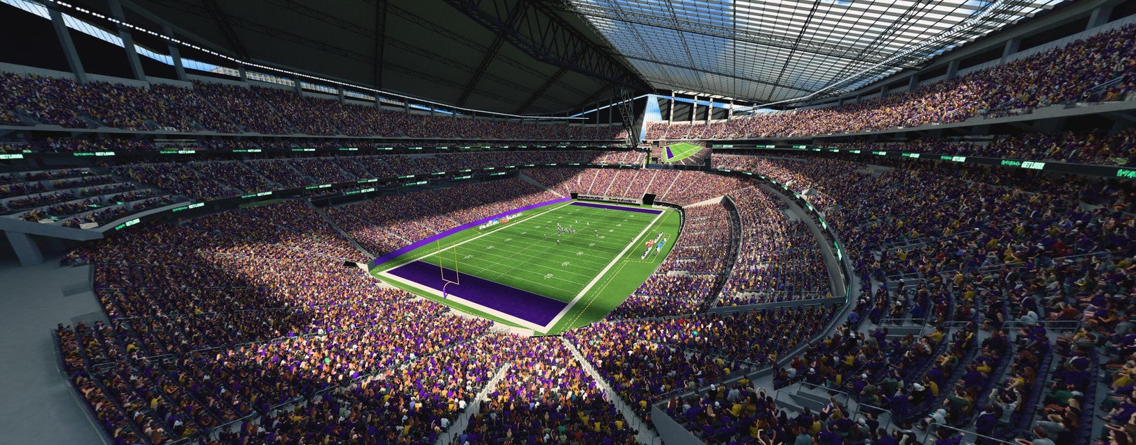 Seat view from Upper End Zone