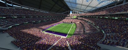 Seat view from Upper End Zone