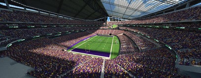 Seat view from Upper End Zone