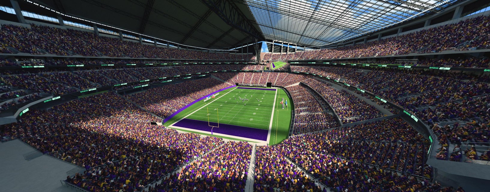 Seat view from Upper End Zone