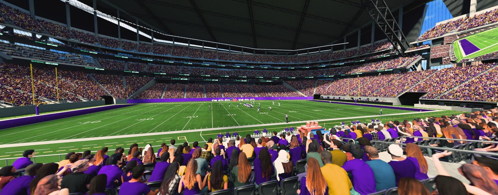 Seat view from Field Club