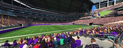 Seat view from Field Club