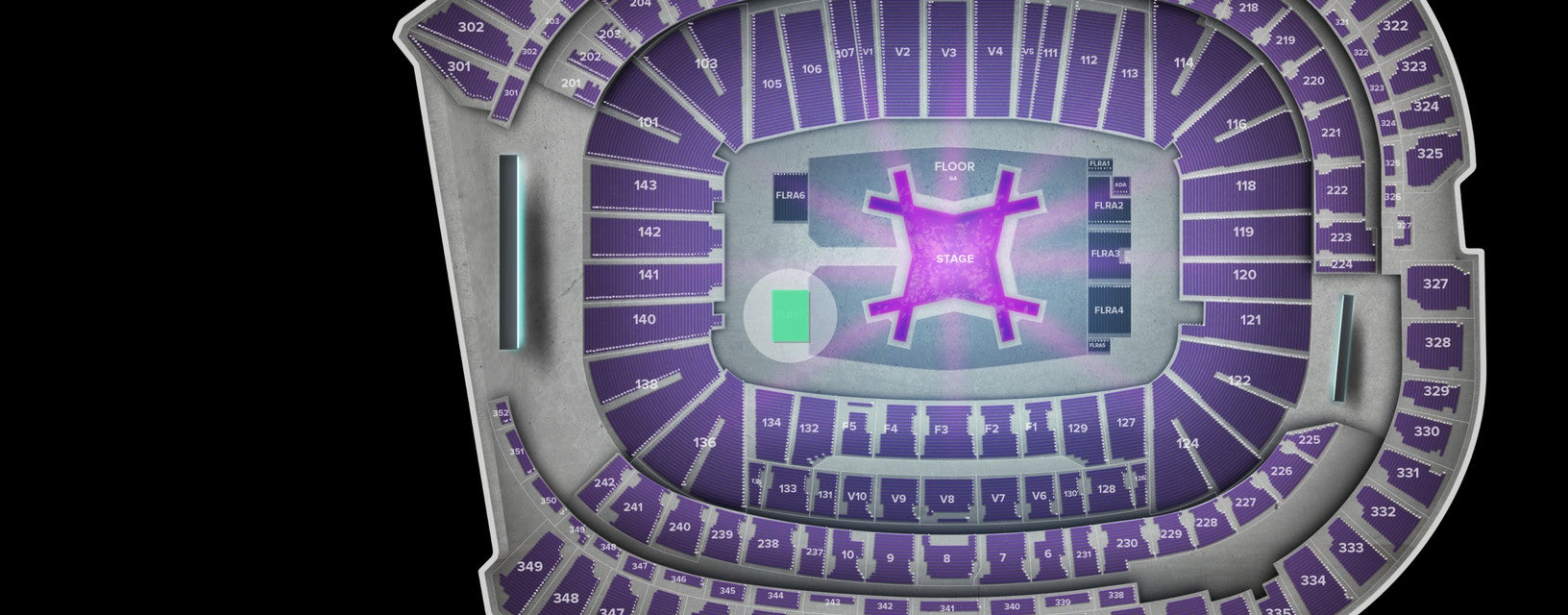 Seat view from Floor