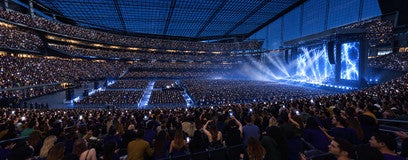 Seat view from Valhalla Club