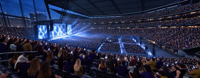 Seat view from Valhalla Club