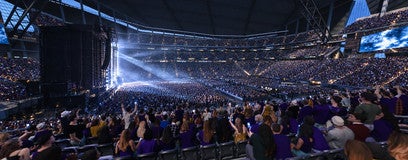Seat view from Valhalla Club
