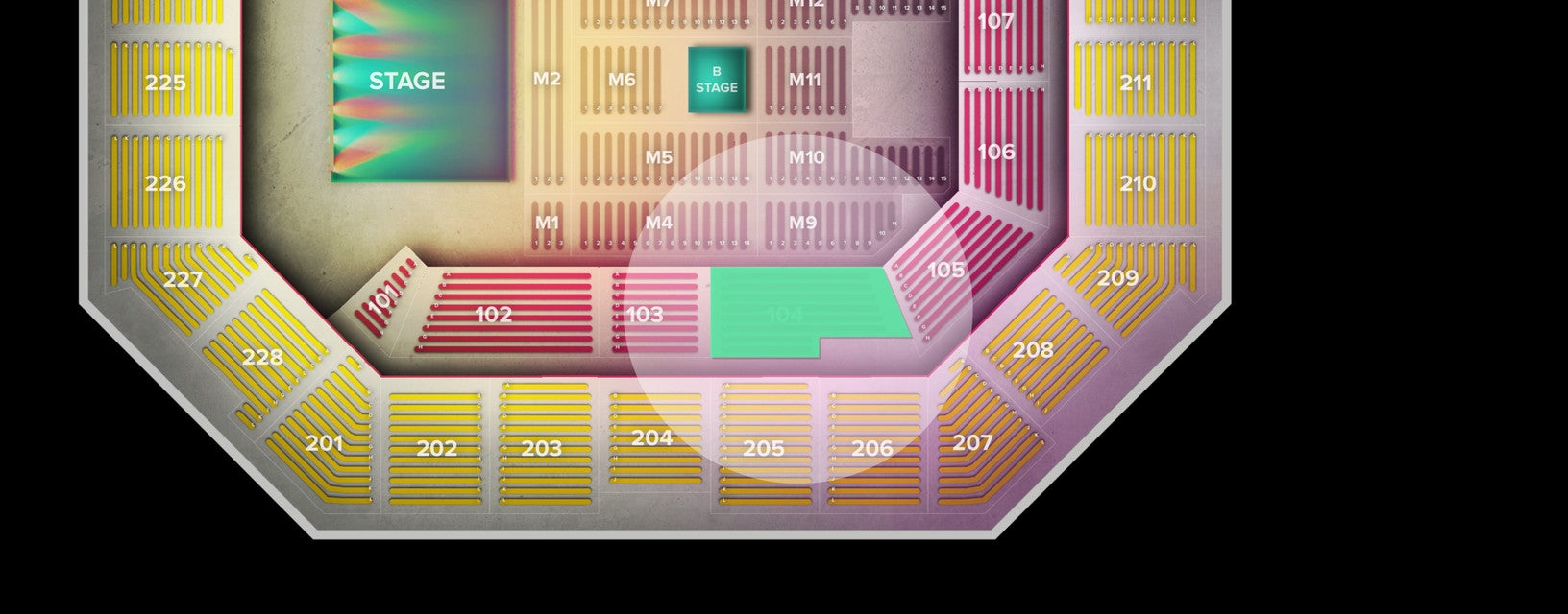 Seat view from Lower