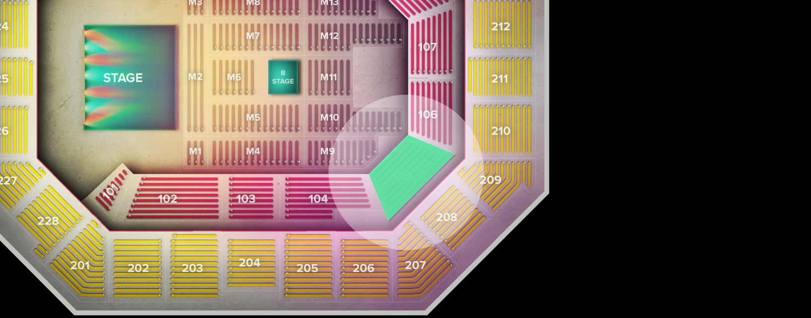 Seat view from Lower