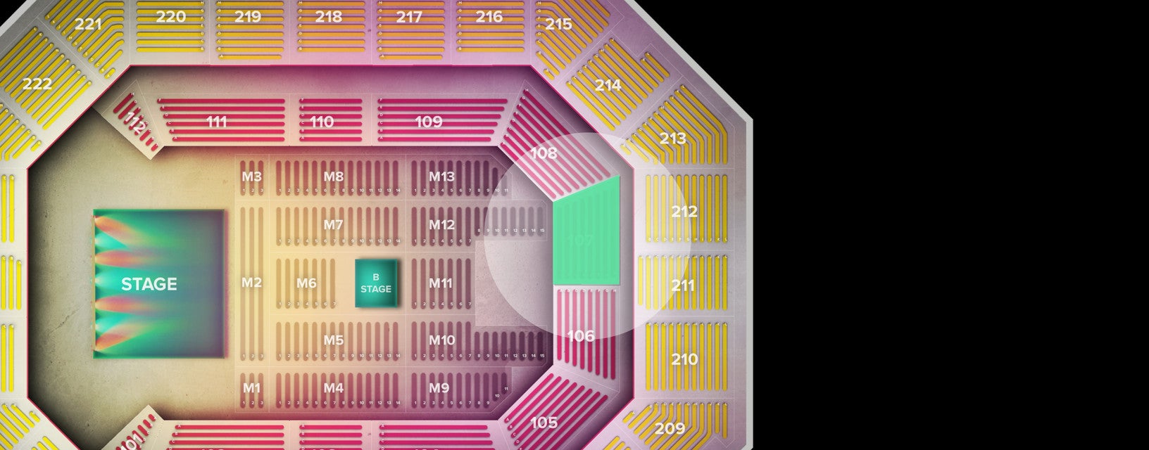 Seat view from Lower