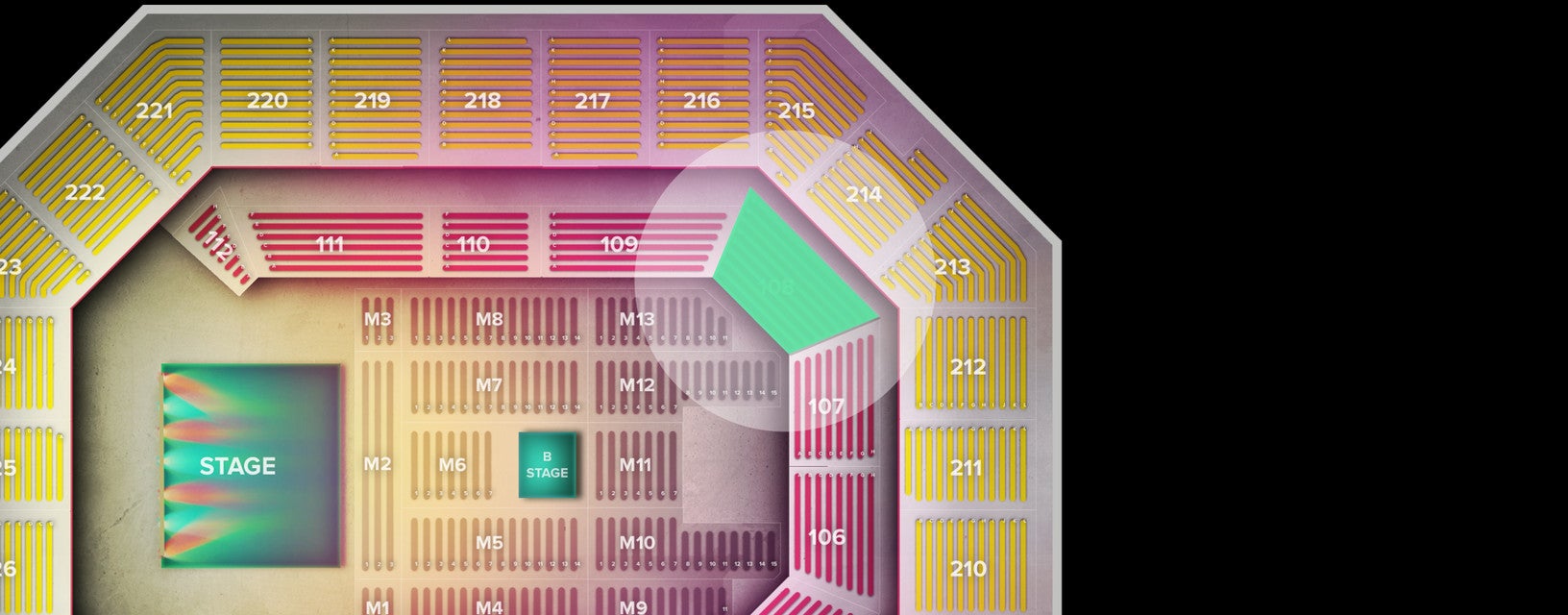 Seat view from Lower