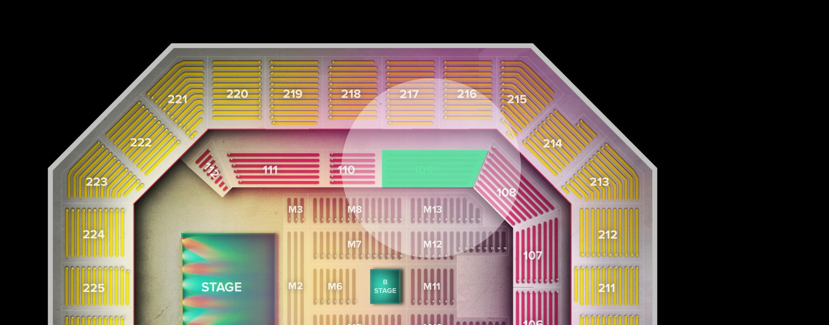 Seat view from Lower