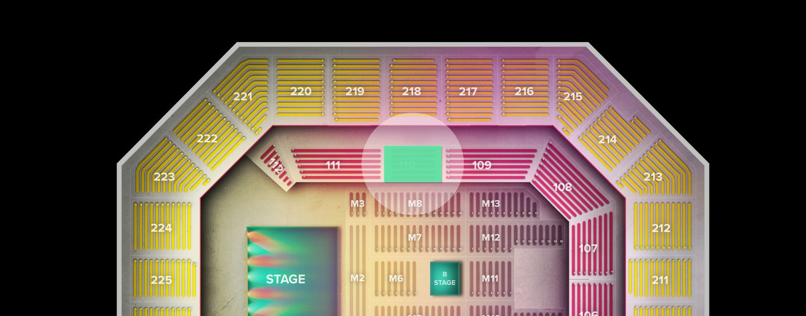 Seat view from Lower