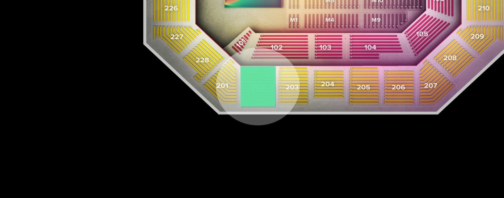 Seat view from Upper