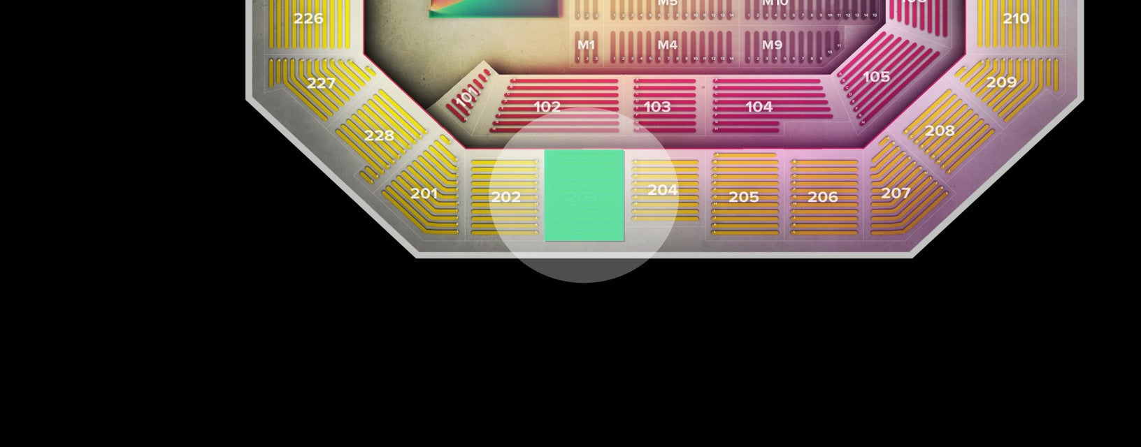 Seat view from Upper