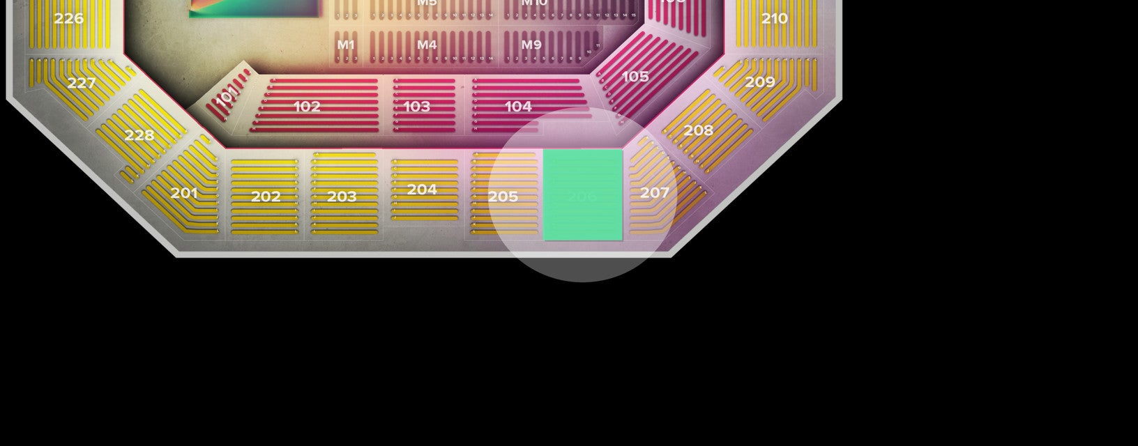 Seat view from Upper