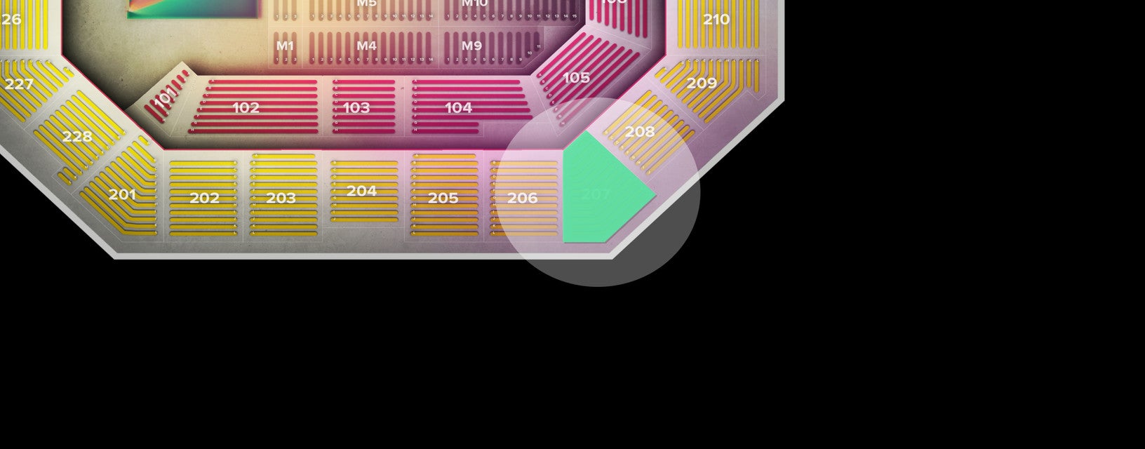 Seat view from Upper