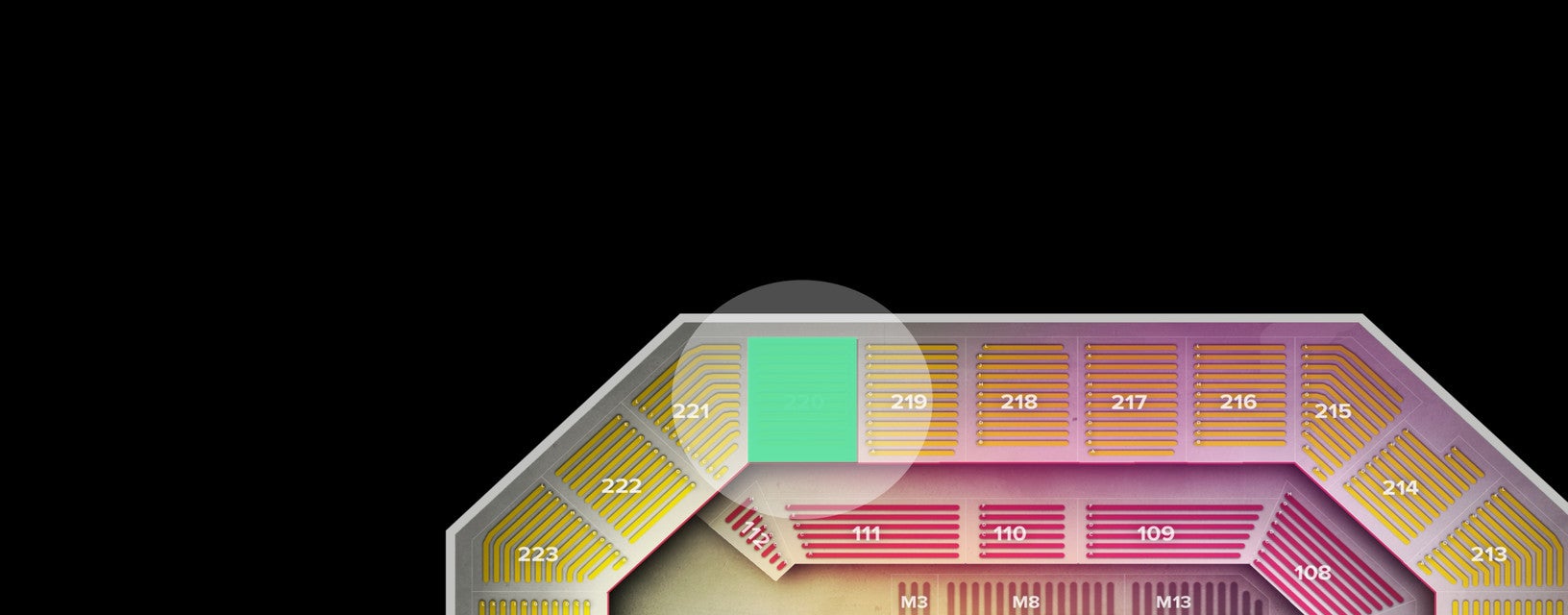 Seat view from Upper
