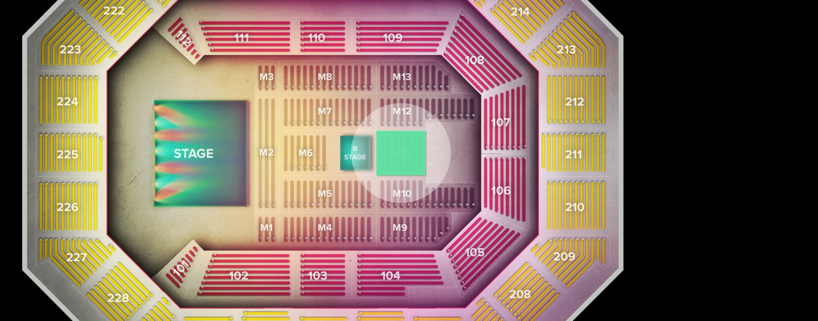 Seat view from Floor