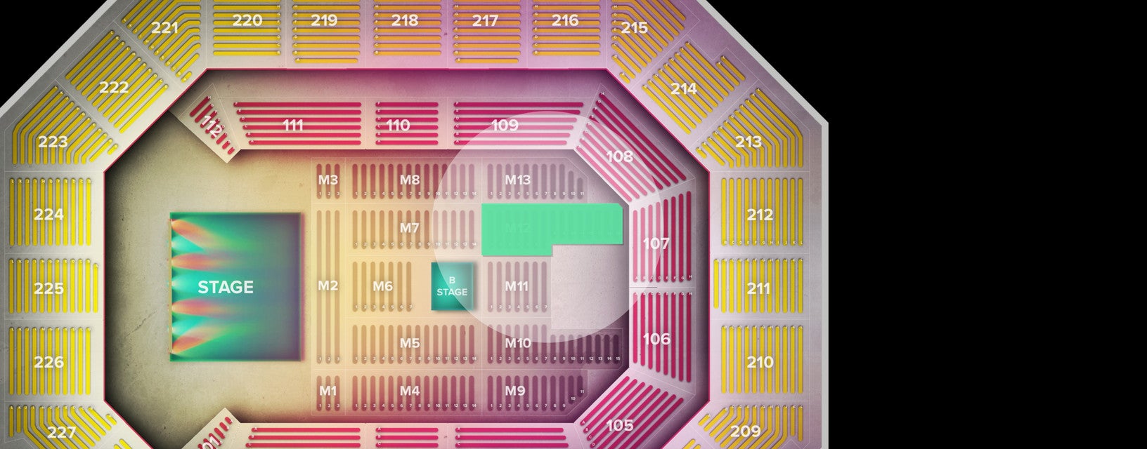 Seat view from Floor