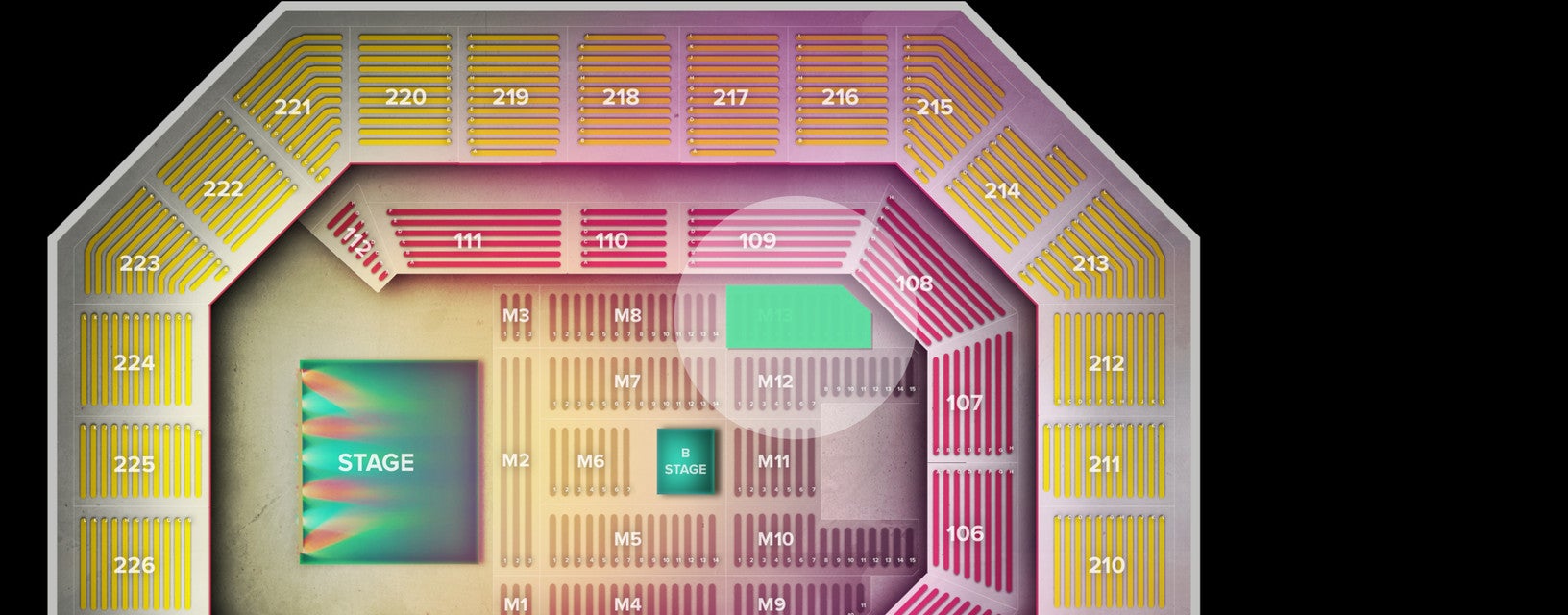 Seat view from Floor