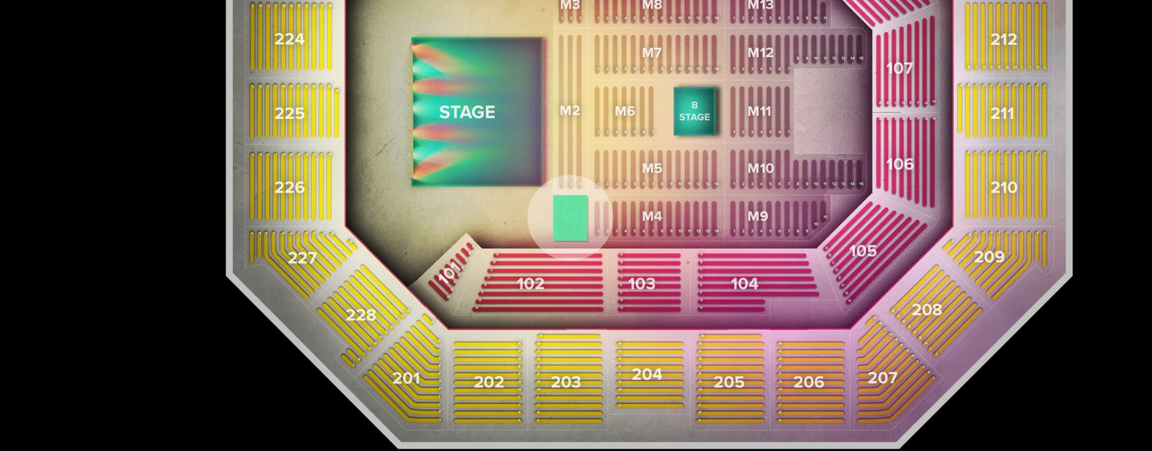 Seat view from Floor
