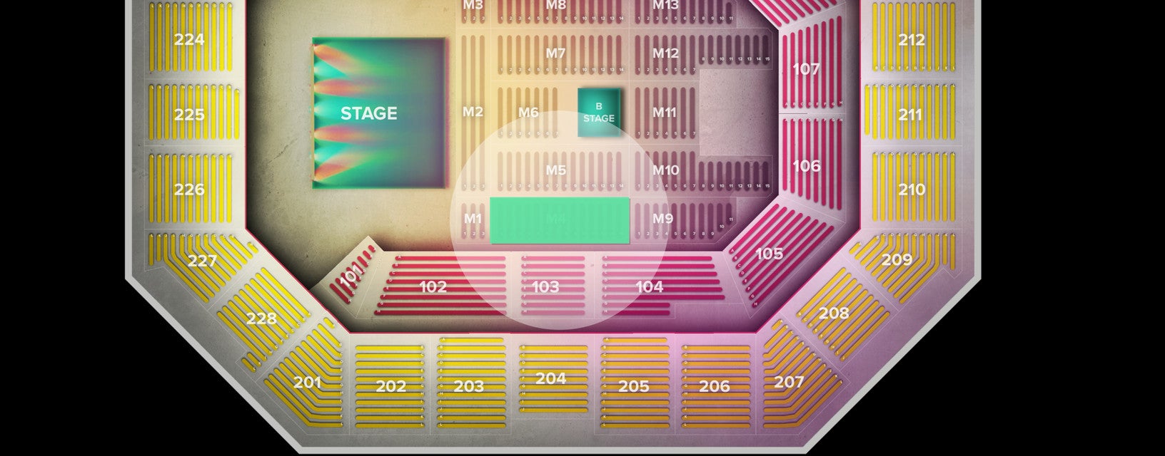 Seat view from Floor