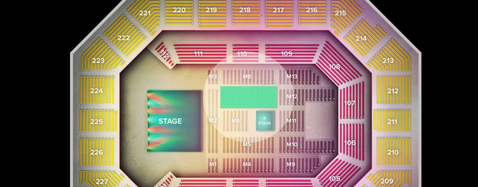Seat view from Floor
