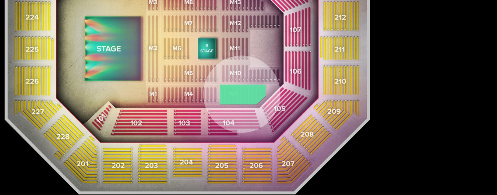 Seat view from 