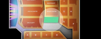 Seat view from Mezzanine