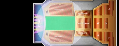 Seat view from Orchestra